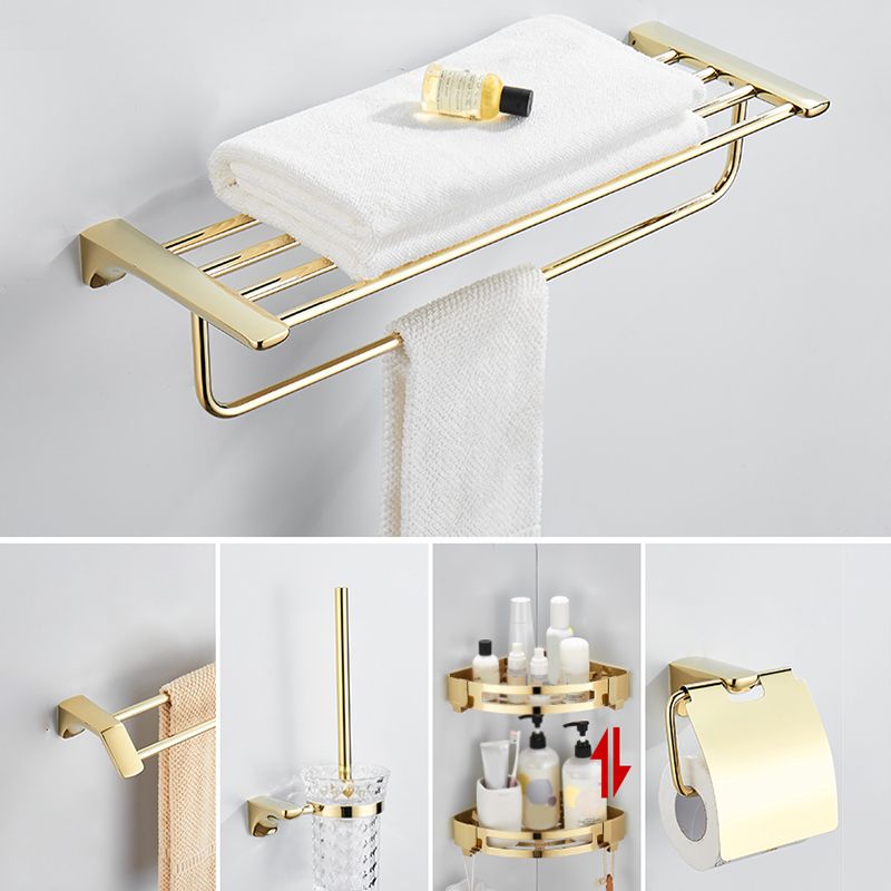 Avtoit | Modern Bathroom Accessory Mounting Kit Gold Bathroom Hardware