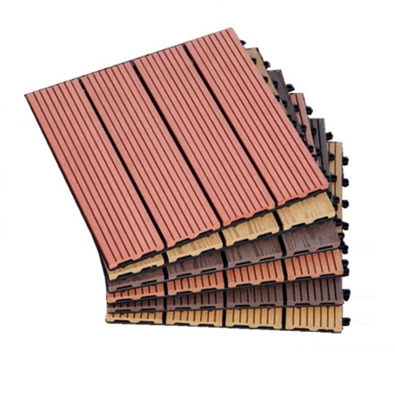 Avtoit | Wooden Floor Tile Solid Color Click Lock Non-Slip Outdoor Terrace