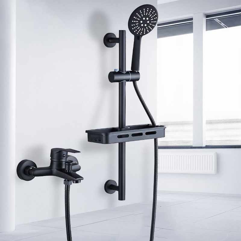 Avtoit | Brass Wall-Mounted Shower System Single Handle Shower with Lever Handle