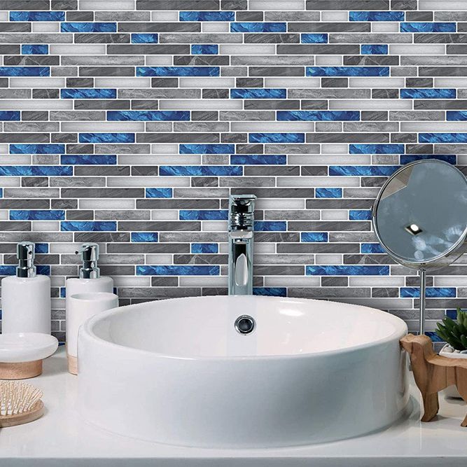 Avtoit | Square Peel-and-Stick Tiles Plastic Indoor Peel & Stick Subway Tile