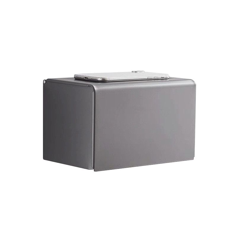 Avtoit | Matt gray bathroom accessory set bathroom shelf/towel holder & paper holder included