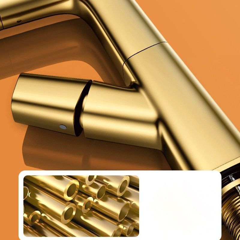 Avtoit | Modern Vessel Sink Faucet Brass Lever Handles Swivel Spout Sink Faucet