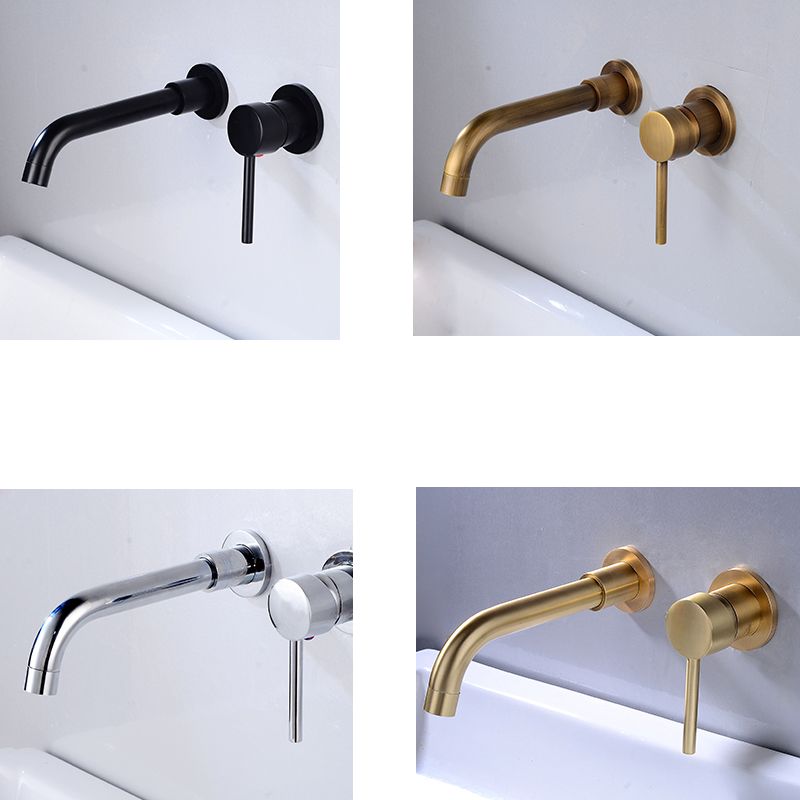 Avtoit | Lever handles Wall-mounted bathroom faucet High-arch sink faucet