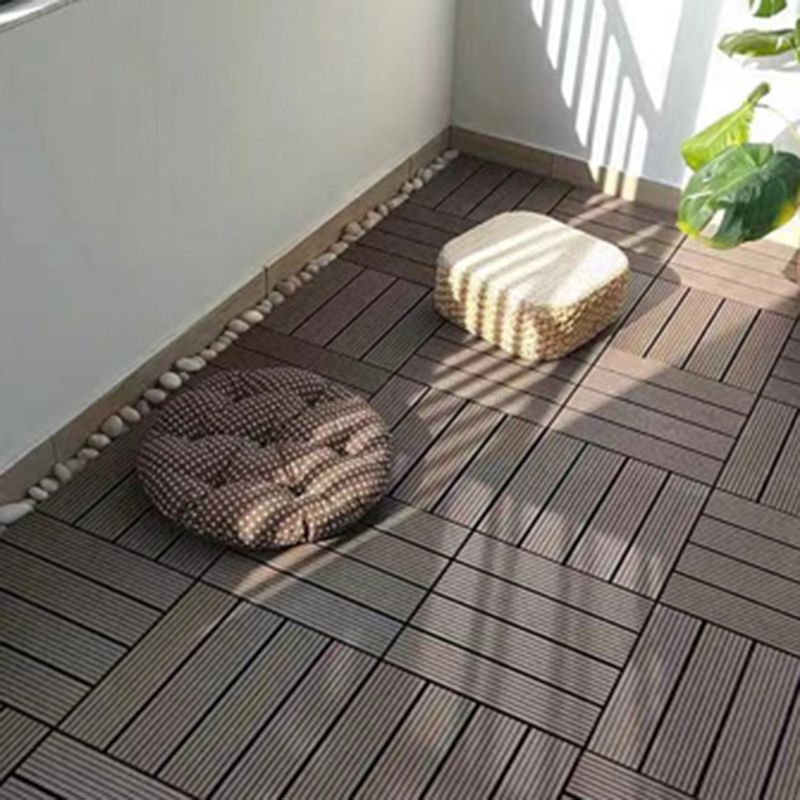 Avtoit | Waterproof Decking Board Strips Composite Square Outdoor Decking Tile Terrace