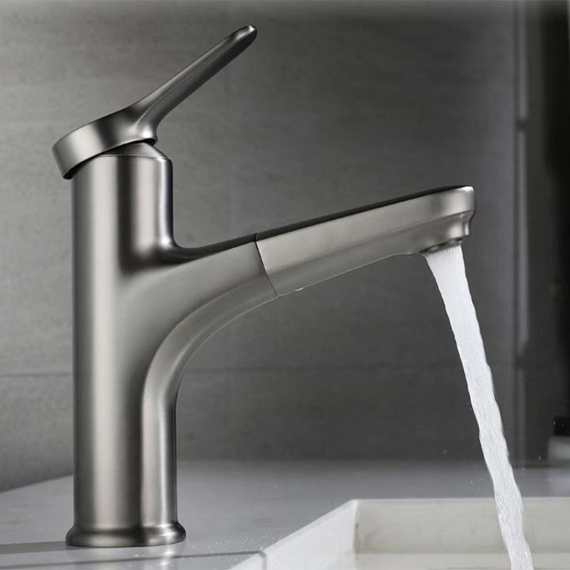 Avtoit | Modern Style Extendable Ship Faucet Copper Single Handle Sink Faucet for the Bathroom