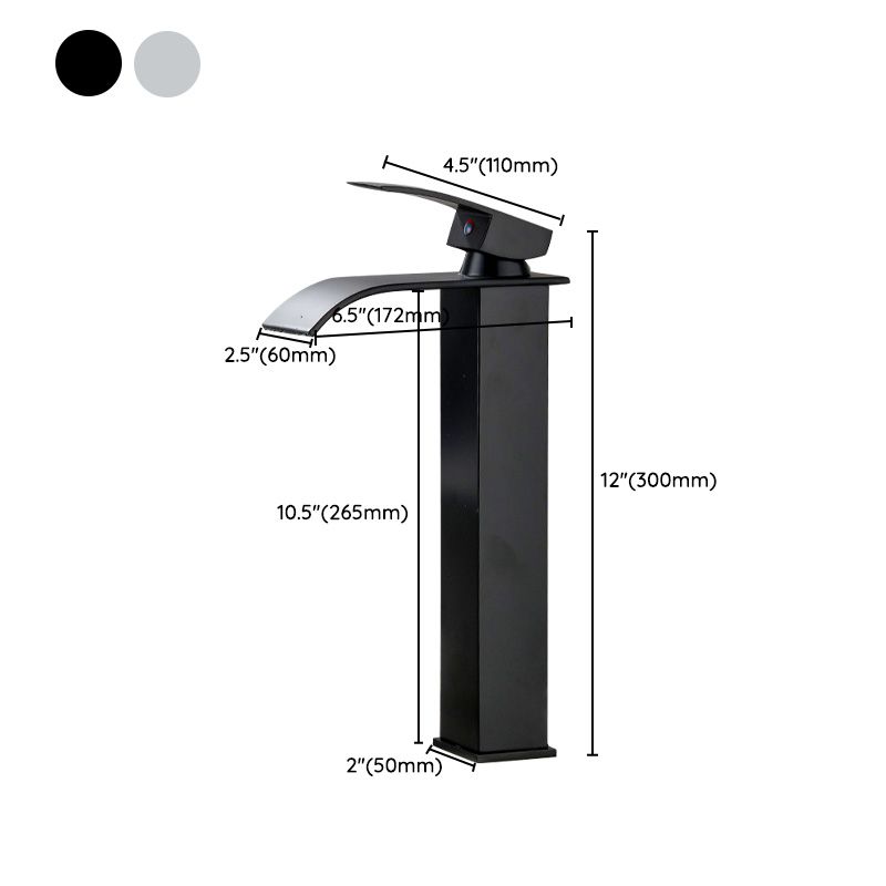 Avtoit | Basin faucet lever handle waterfall outlet bathroom fixture