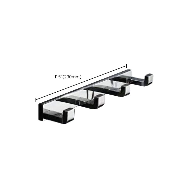 Avtoit | Polished Chrome Modern Bathroom Accessory Set made of Stainless Steel Towel Holder/Soap Dish
