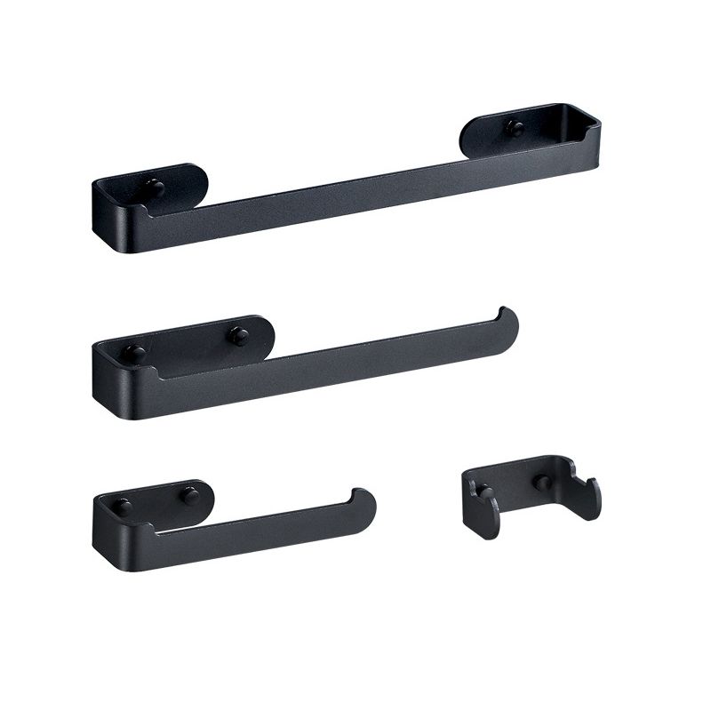 Avtoit | Aluminum Alloy Bathroom Set 4-Piece Modern Style Bathroom Hardware Set