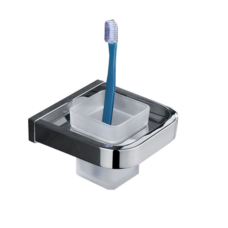 Avtoit | Polished Chrome Modern Bathroom Accessory Set made of Stainless Steel Towel Holder/Soap Dish