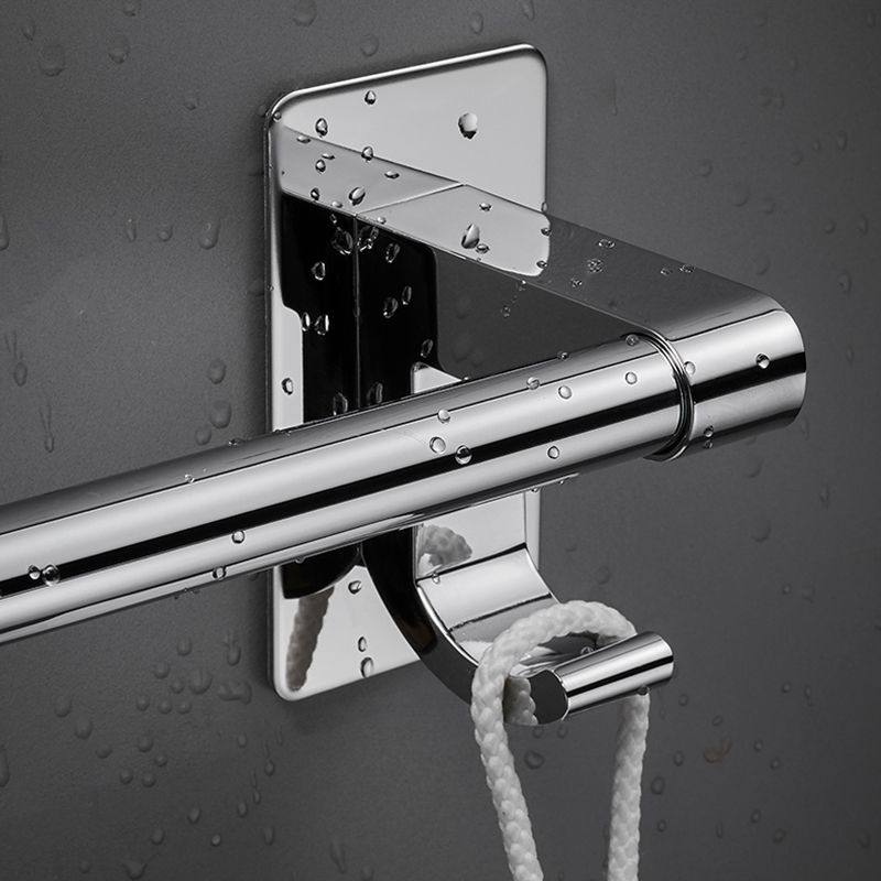 Avtoit | Polished Chrome Bathroom Accessory Set Modern Bathroom Shelf Stainless Steel