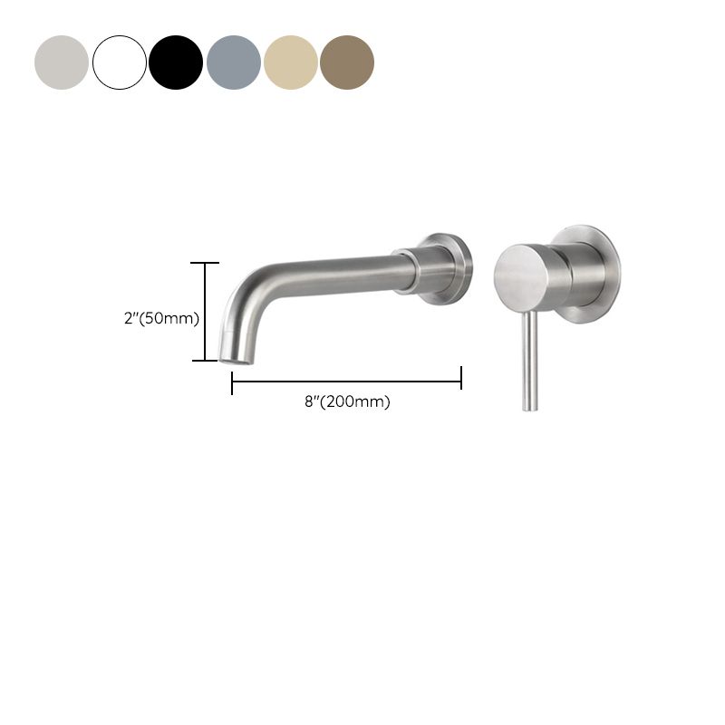 Avtoit | Industrial bathroom faucet brass lever handles 2-hole faucets wall-mounted faucet