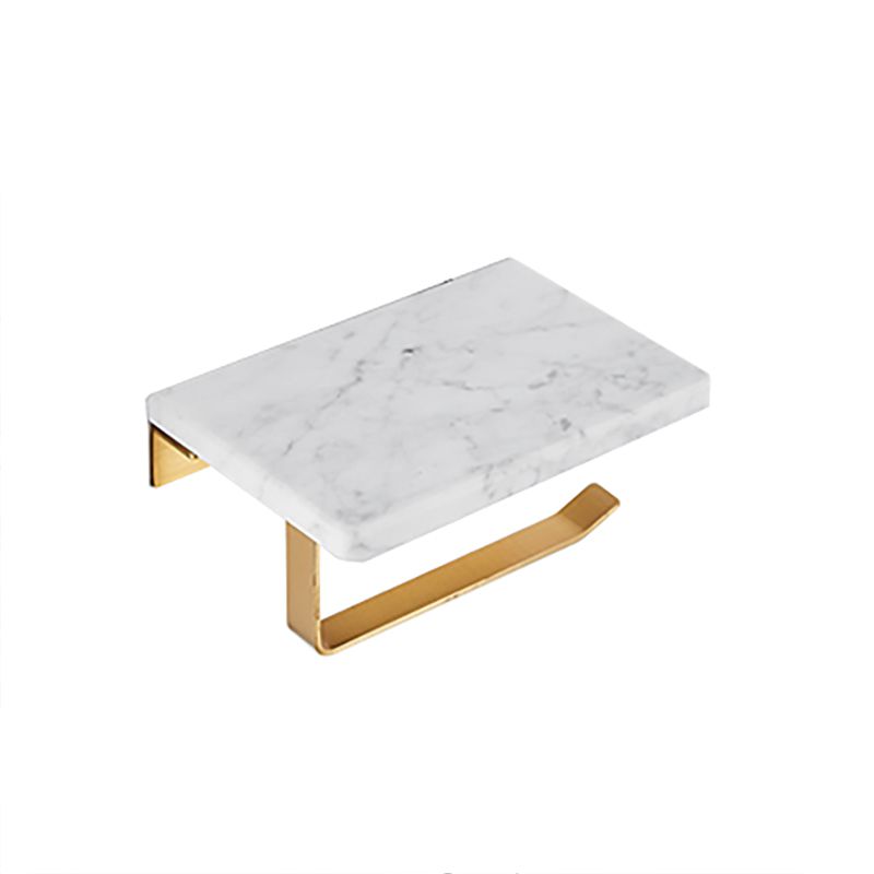 Avtoit | Metal and Marble Bathroom Accessory Single or in Set in Gold