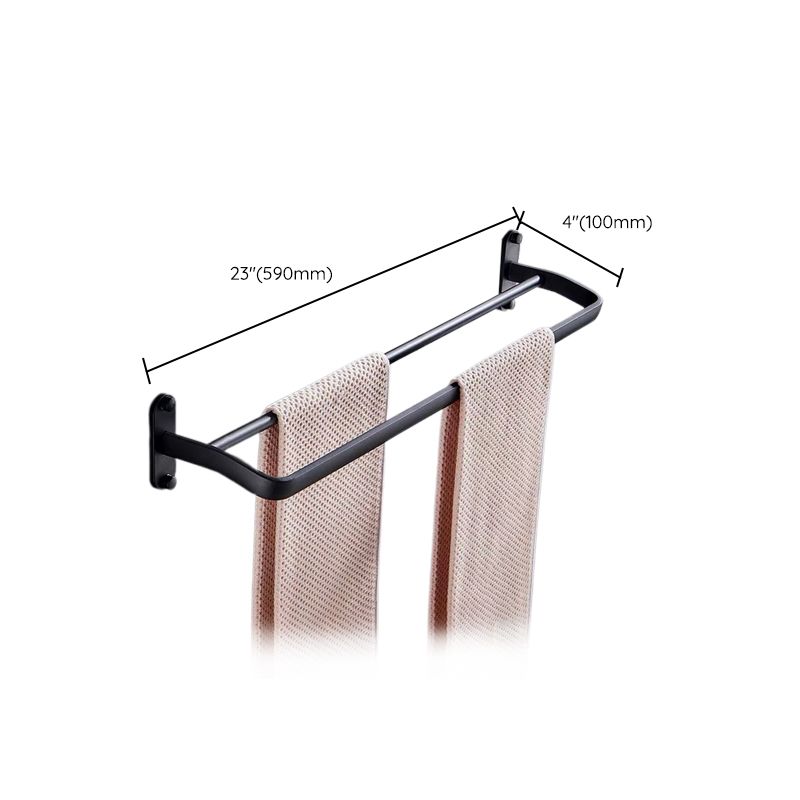 Avtoit | Modern Bathroom Accessory Set Black Soap Dish Bath Shelf Bathroom Set