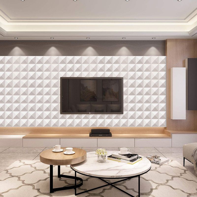 Avtoit | Modern square wall covering Peel and Stick geometric pattern wall covering