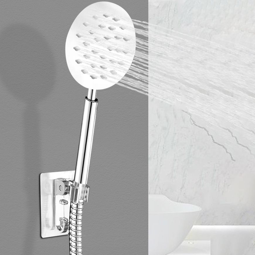 Avtoit | Round Shower Head Stainless Steel 3 Sprays Wall Mounted Hand Shower