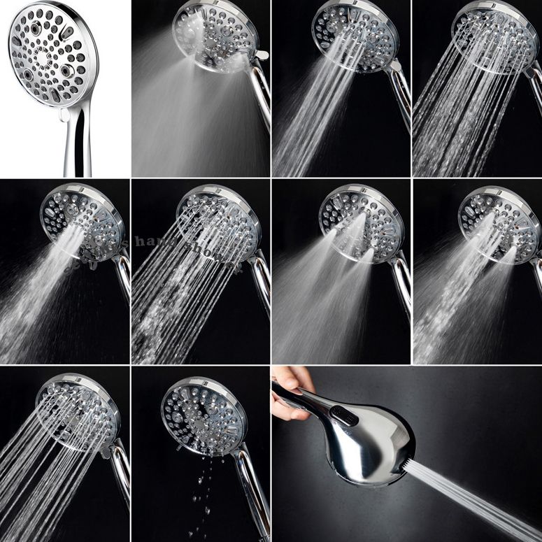 Avtoit | Round Handheld Showerhead Plastic Water Efficient Showerhead