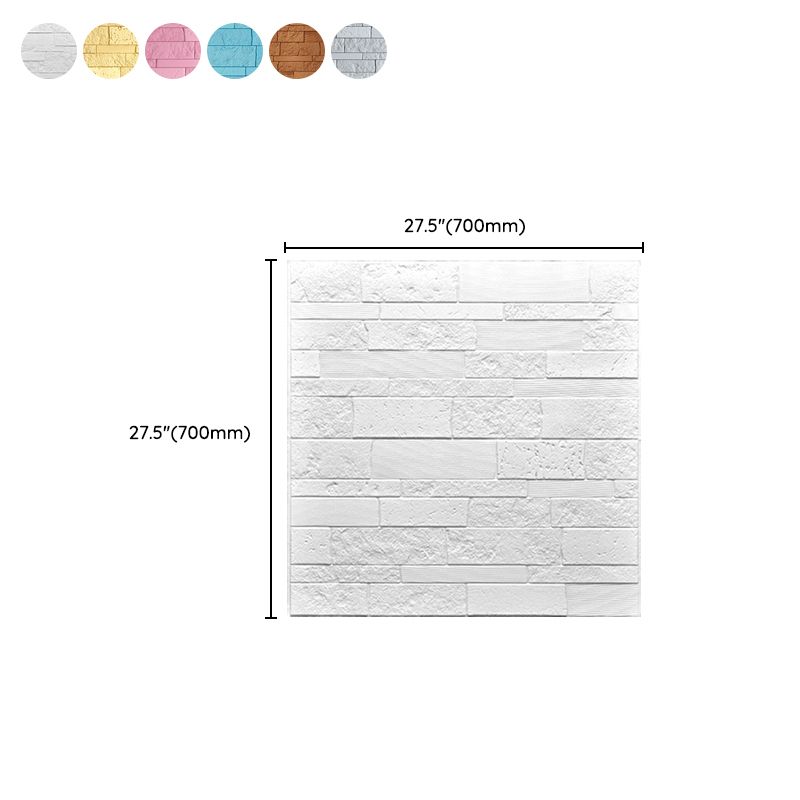 Avtoit | Industrial 3D Brick Wall Plank Bathroom Living Room Wall Panel Set of 10