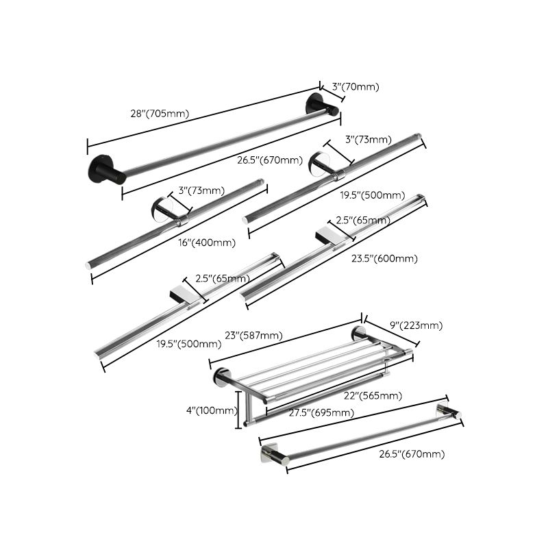 Avtoit | Modern Bathroom Accessories As a Single Piece or as a Set made of Plastic and Metal