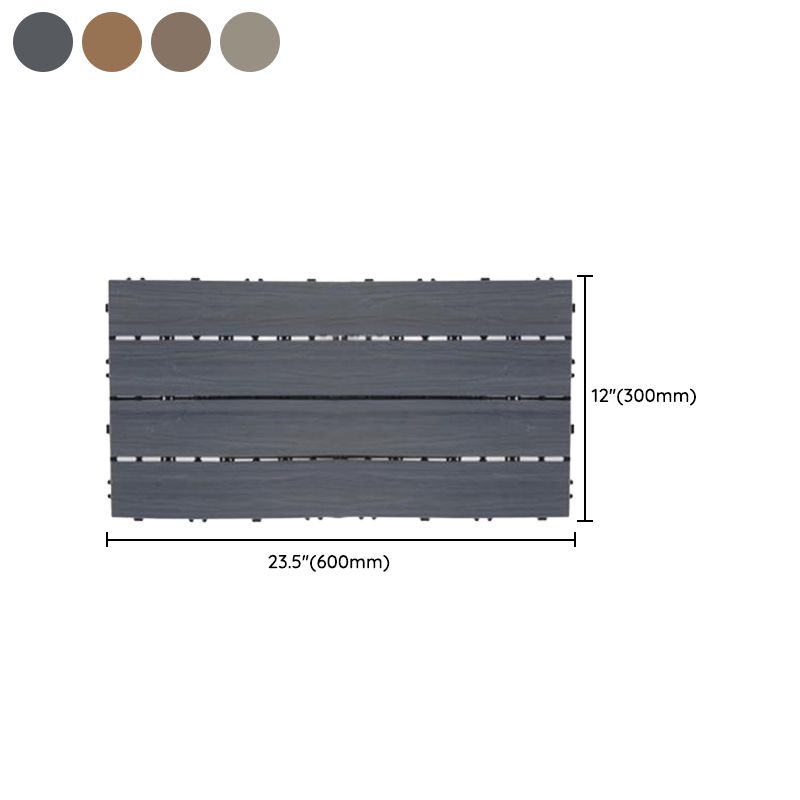 Avtoit | Modern Floor Tiles Outdoor Waterproof Rectangular Wood Decking