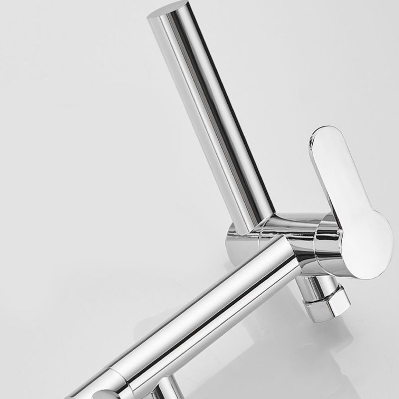 Avtoit | Wall-mounted metal swivel bathtub filler with single lever handle