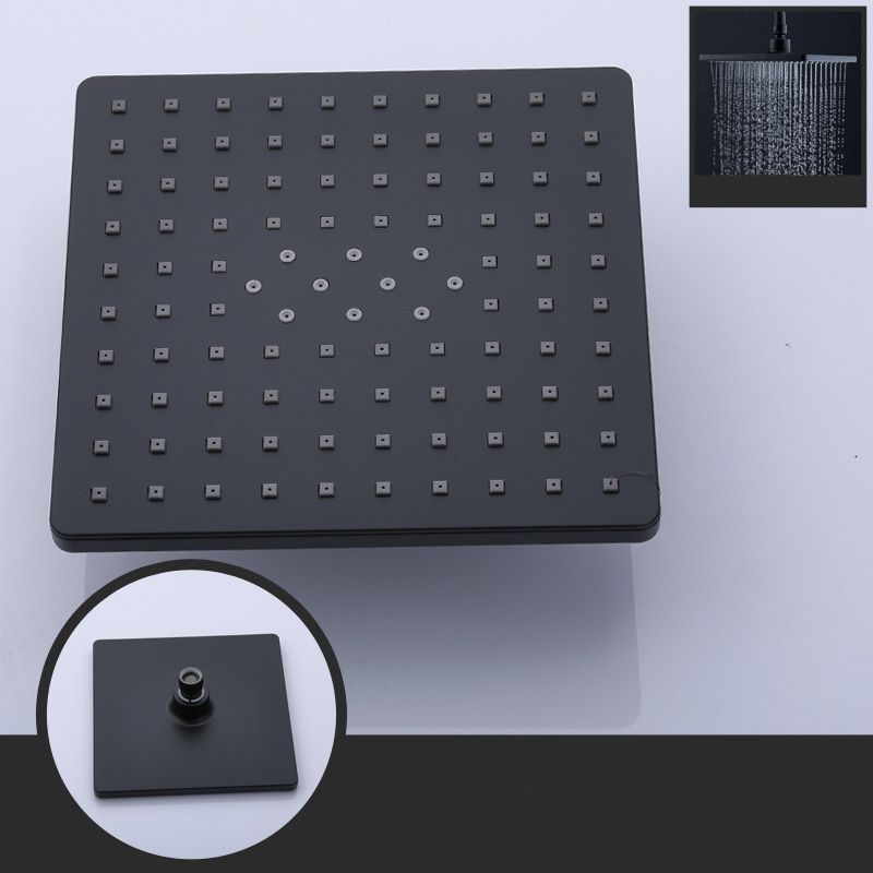 Avtoit | Contemporary Style Shower Head Plastic Fixed Shower Head in Round and Square Shape