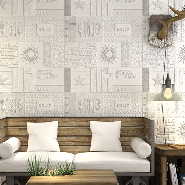 Avtoit | Peel and Stick Wall Ceiling 3D Embossed Wall Covering with Waterproof