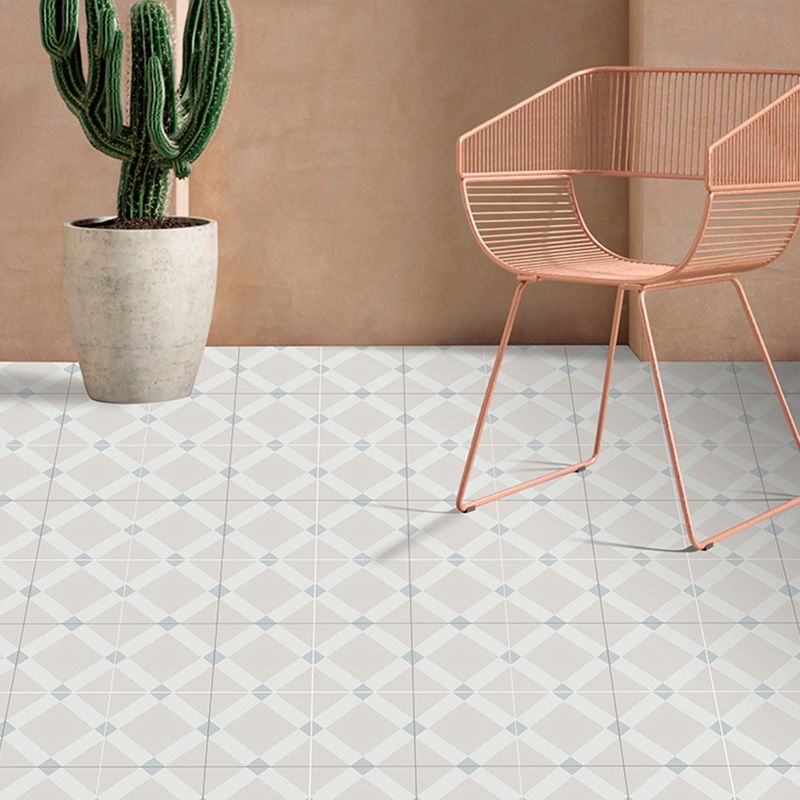 Avtoit | Indoor Vinyl Floor Peel and Stick Square Print Waterproof Vinyl Floor