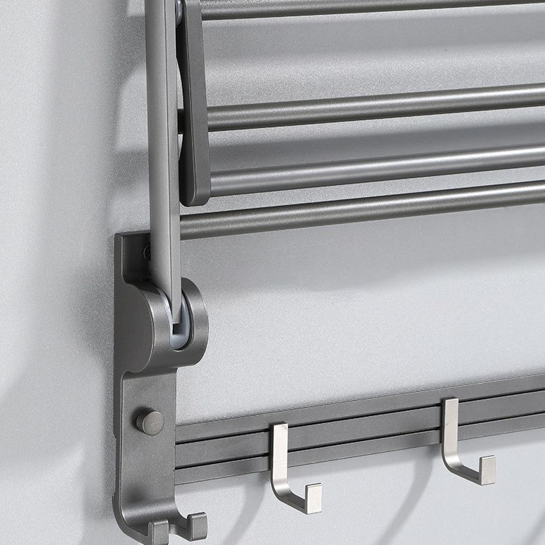 Avtoit | Contemporary Gray Bathroom Hardware Set Bathroom Shelf/Towel Bar Including Bathroom Set