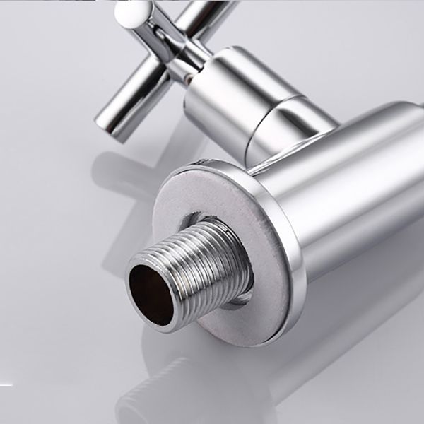 Avtoit | Glam Wall-mounted Bathroom Faucet Copper Single Handle Low Arc Basin Faucet for Bathroom