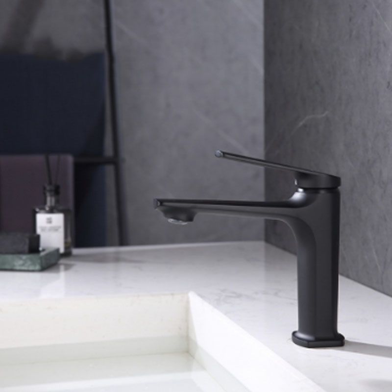 Avtoit | Modern faucet brass lever handles low arc sink bathroom faucet