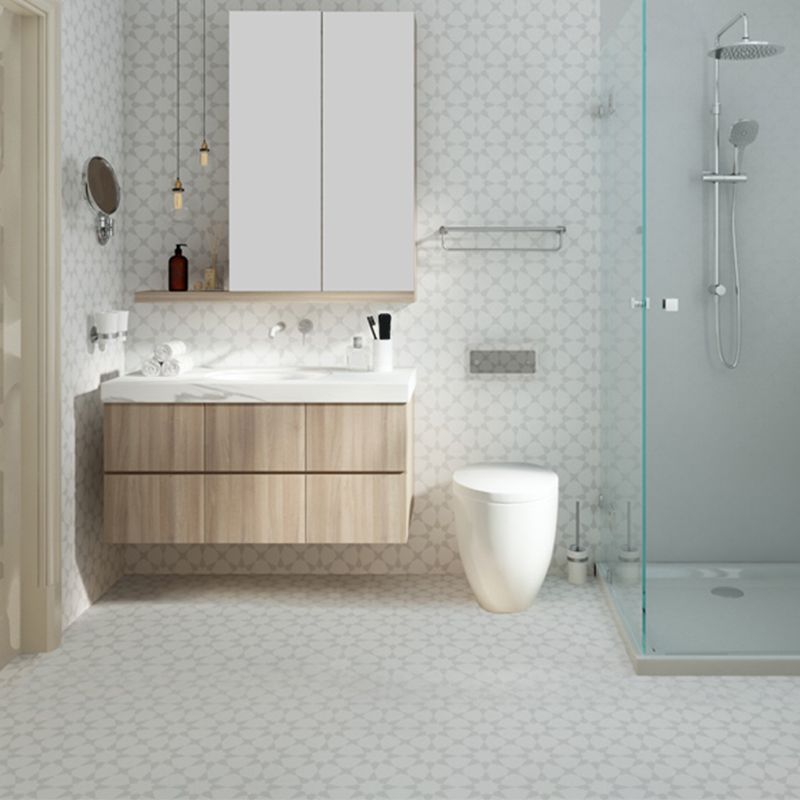 Avtoit | Modern PVC Flooring Peel and Stick Geometric Printed Vinyl Plank Flooring