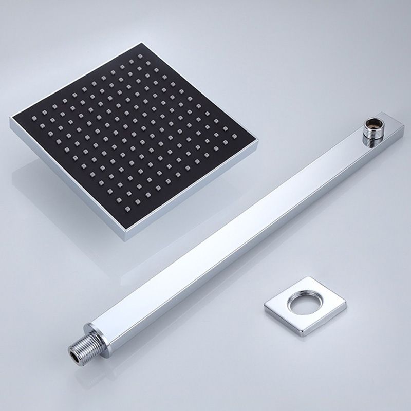Avtoit | Modern square fixed shower head with shower arm Wall-mounted shower head made of stainless steel