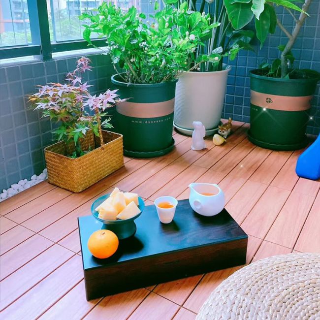 Avtoit | Outdoor Patio Wood Decking Interlocking Plank