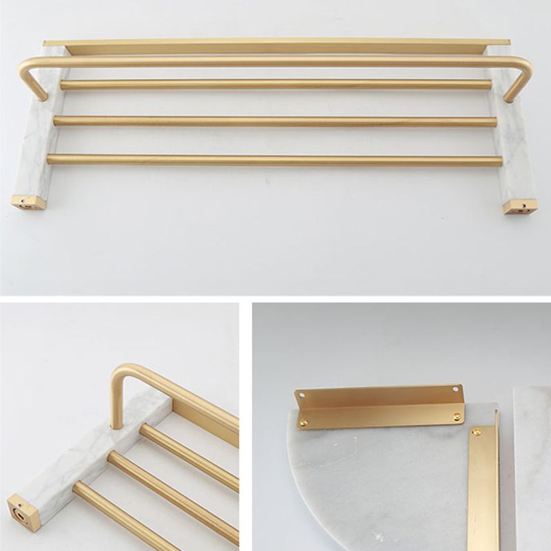 Avtoit | Polished Brass Bathroom Accessory Set Marble Bathroom Hardware