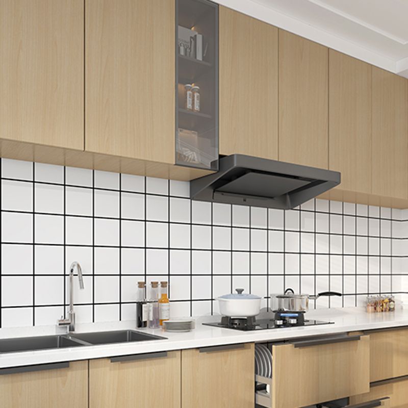 Avtoit | Modern Peel and Stick Tile PVC Rectangular 10 Pack Peel & Stick Field Tile for the Kitchen