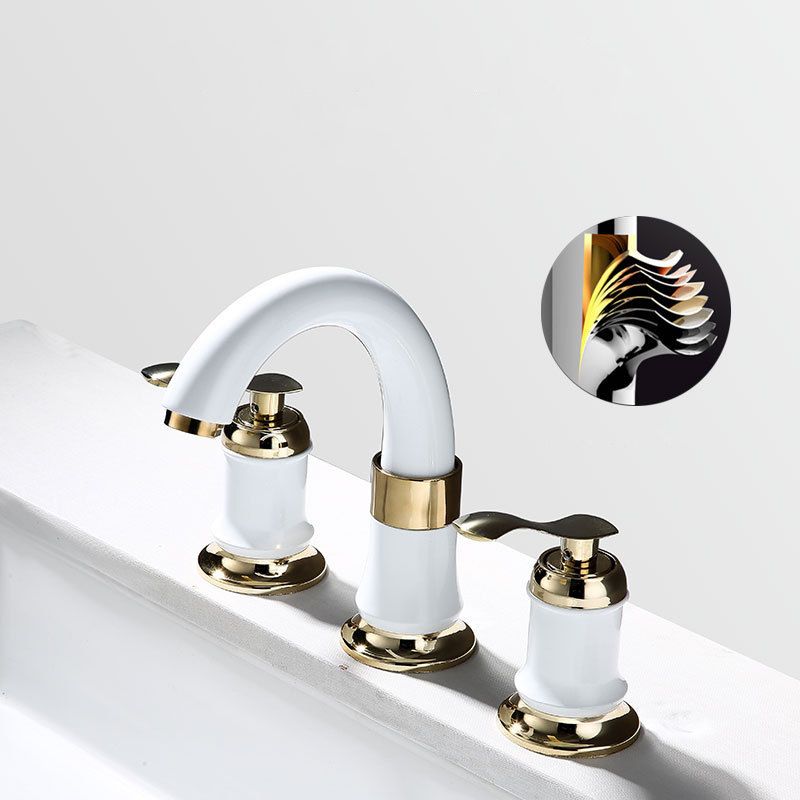 Avtoit | Modern Vessel Faucet Metal Lever Handles Low Arc Vessel Faucet for Home