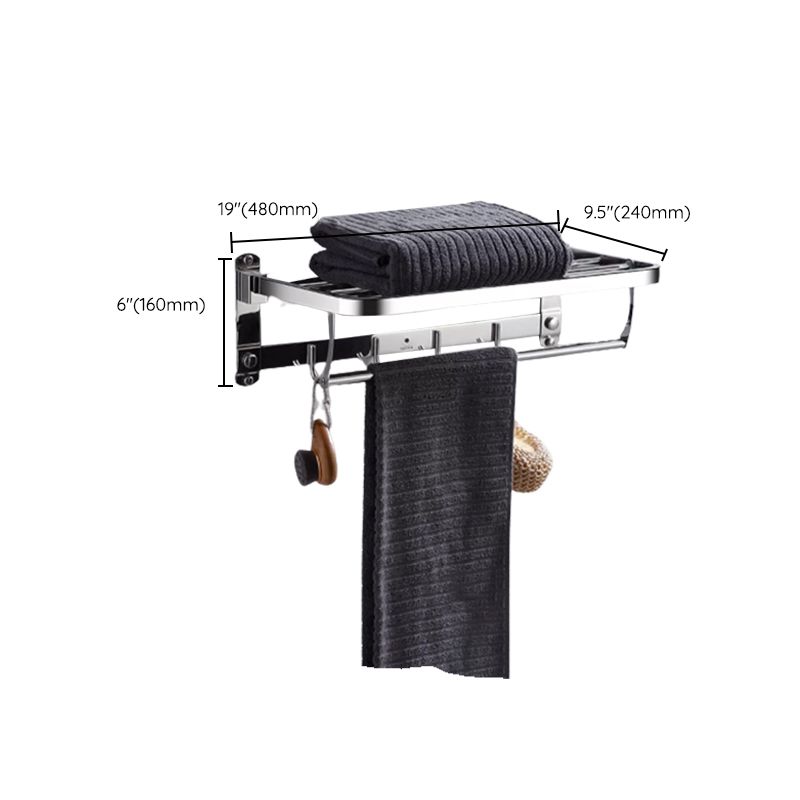 Avtoit | Modern Stainless Steel Bathroom Set Paper Holder Bathroom Shelf Bathroom Accessories