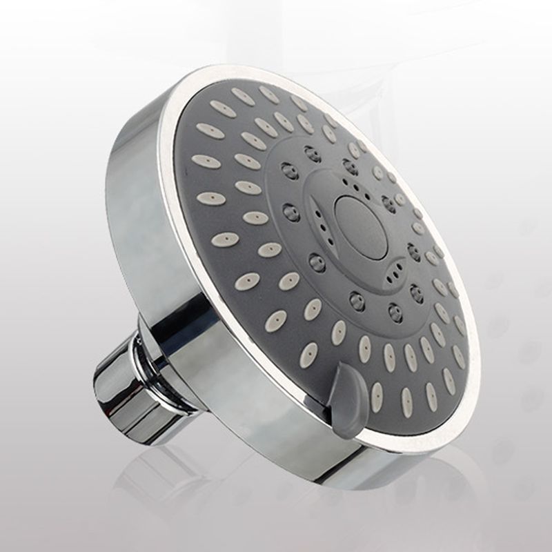 Avtoit | Silver Round Fixed Shower Head Modern Style Wall Mount Shower Head