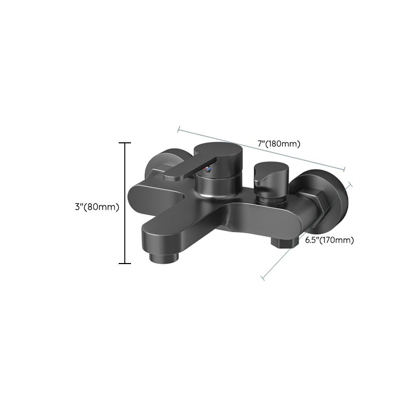 Avtoit | Contemporary Bath Filler Trim Wall Mounted Fixed Bath Fitting