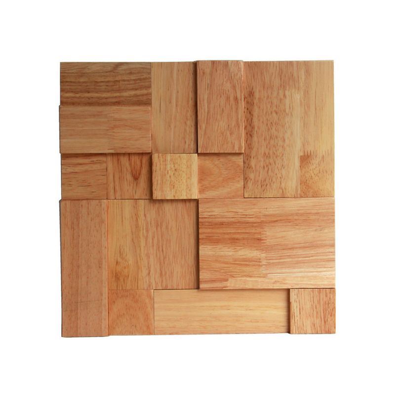 Avtoit | Mosaic Wood Wall Cladding Glue Living Room Modern Style Wood Plank