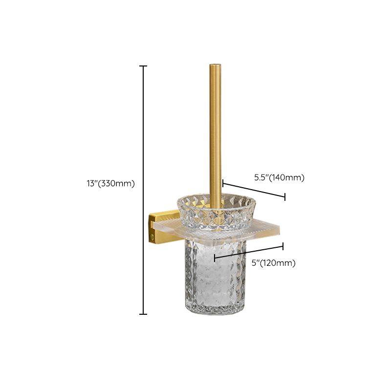 Avtoit | Metal and acrylic bathroom accessories as a single piece or in a set in gold