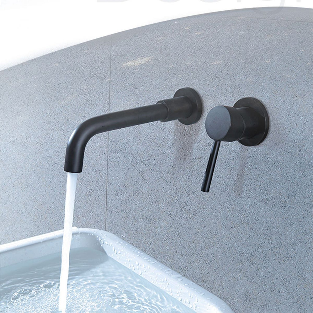 Avtoit | Wall-mounted faucet Glam Style sink bathroom faucet with lever handle