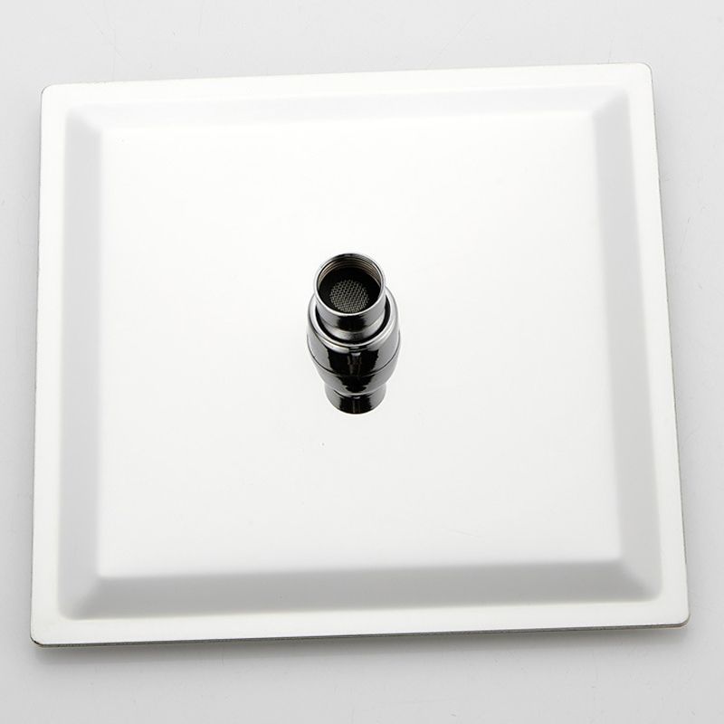 Avtoit | Silver Square Double Shower Head Modern Water Filtration Wall-Mounted Shower Head