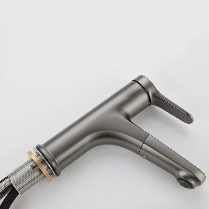Avtoit | Modern Vessel Faucet Copper Single Handle Pull Down Vessel Faucet