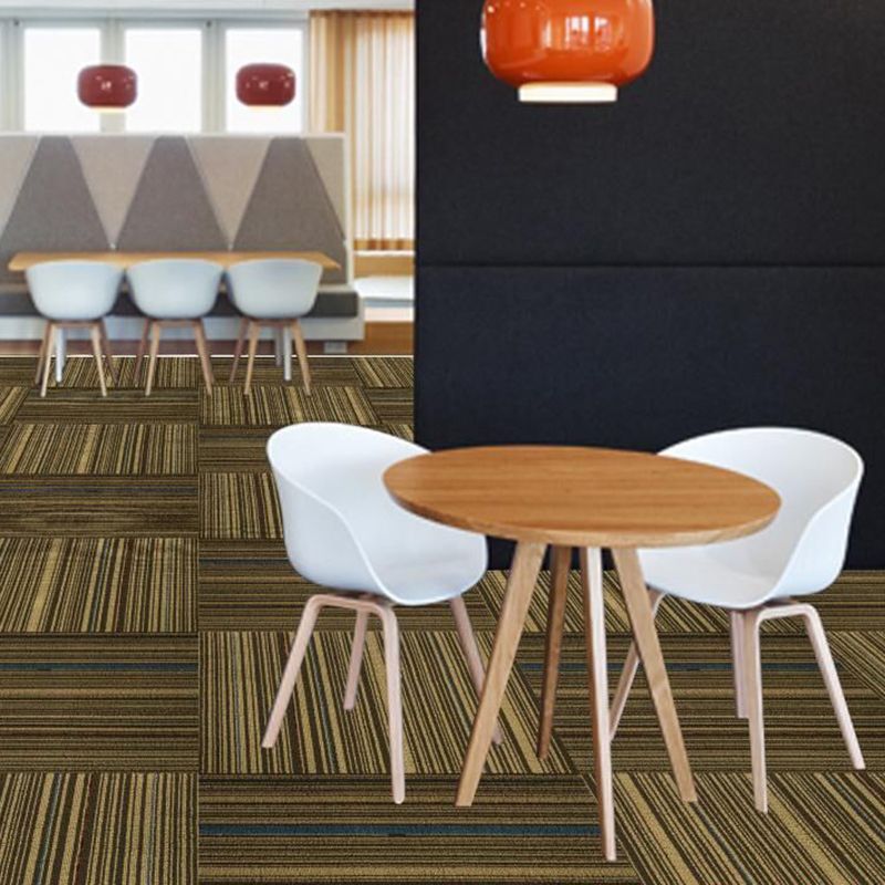 Avtoit | Dark Color Level Loop Carpet Tile Non-Slip Self-Adhesive Indoor Office Carpet Tiles