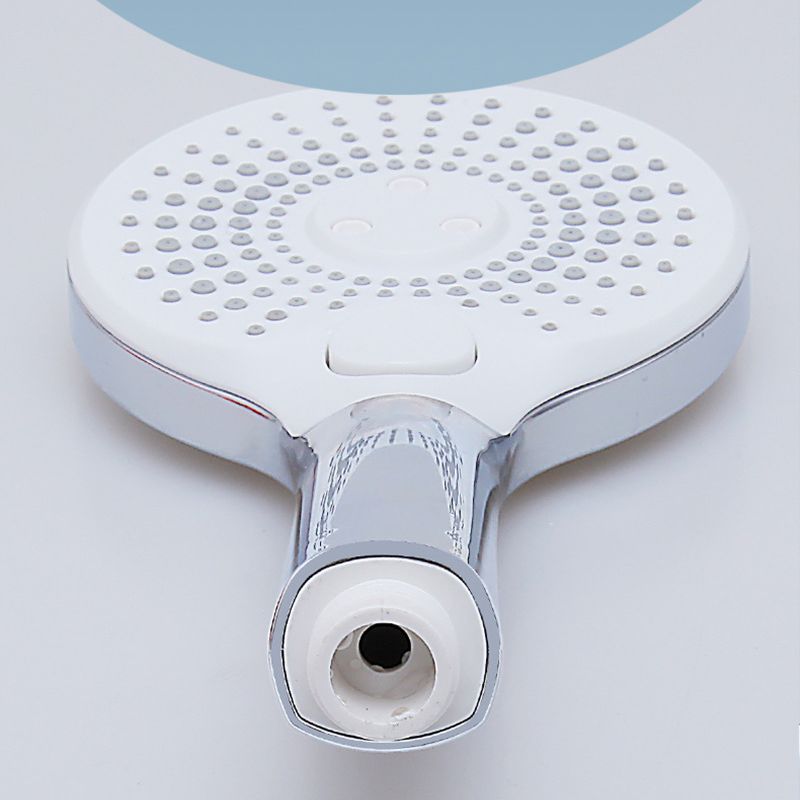 Avtoit | Basic Shower Head Round Plastic Handheld Shower Head in Silver