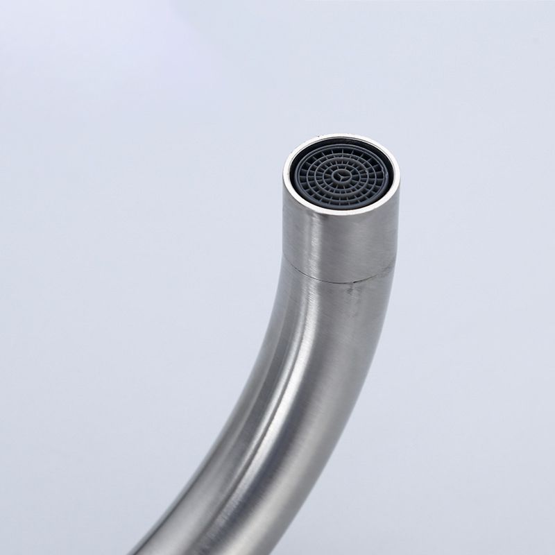 Avtoit | 304 stainless steel center faucet bathroom single handle hot and cold sink faucet