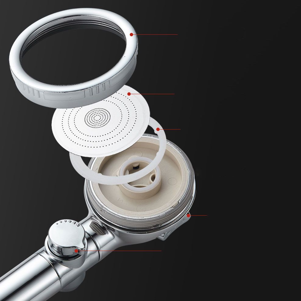 Avtoit | Super high pressure shower head 3 spray adjustable water flow round shower head