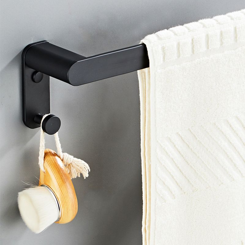 Avtoit | Metal Bathroom Set 5-piece Modern Style Black Bathroom Accessories Set