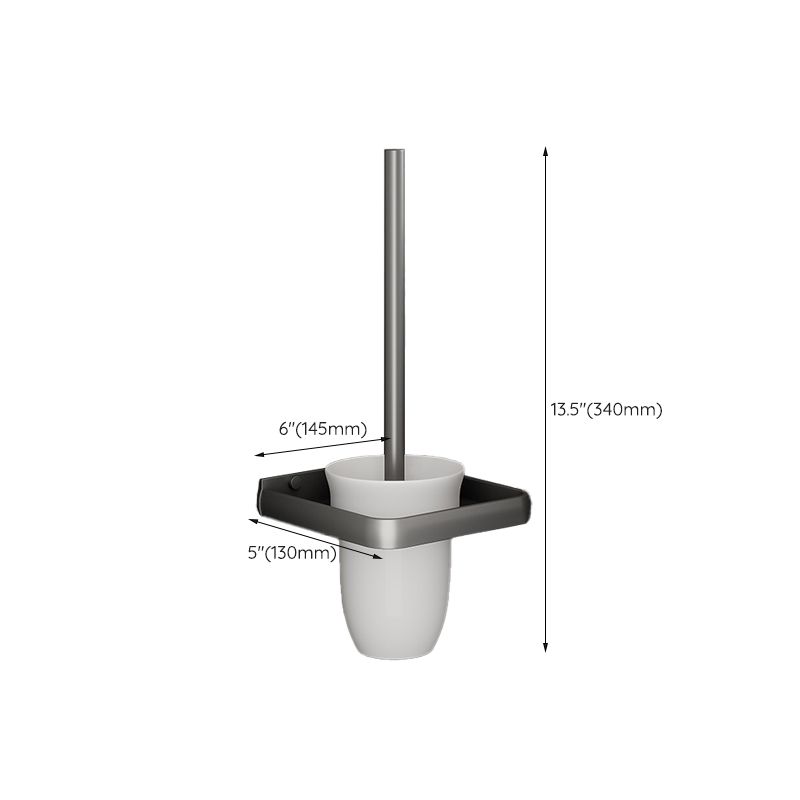 Avtoit | Gray bathroom accessories as a single piece or as a set with towel holder/bathroom shelf/robe hooks